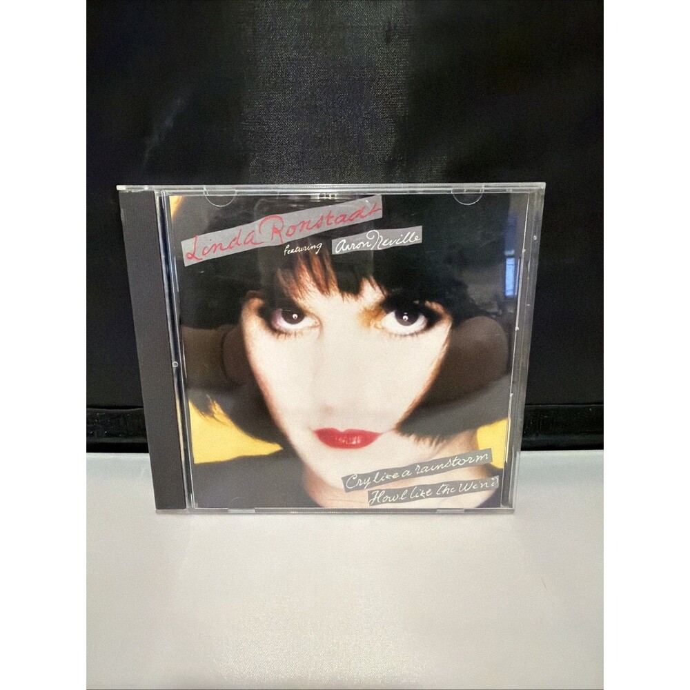 Linda Ronstadt Cry Like A Rainstorm Howl Like The Wind CD Aaron Neville